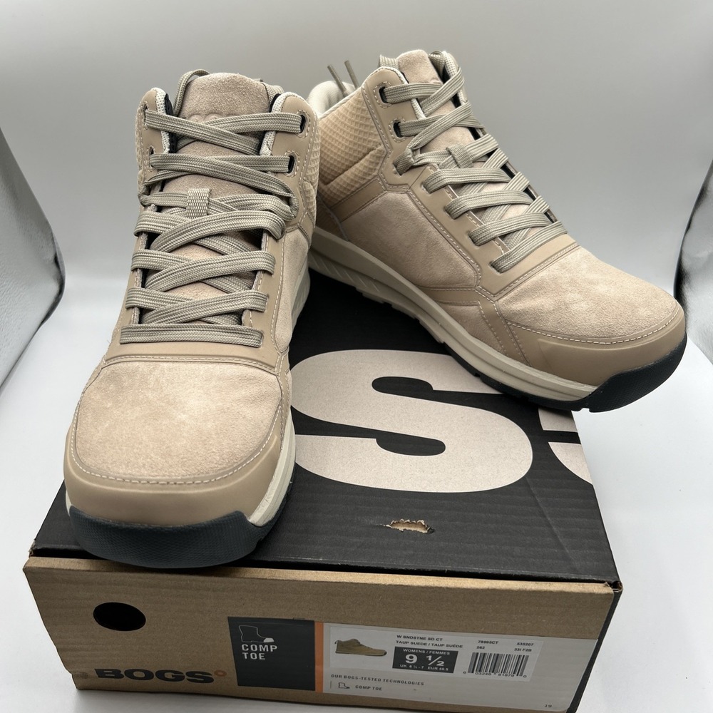 NEW BOGS Women's Sandstone SD Comp Toe,EH Rating, Slip Resistant,SZ: 9.5 M,(NIB)